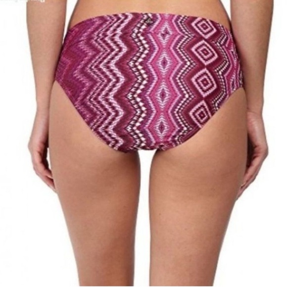 NWT Prana Ramba Swim Bikini Bottom Wine Adrie Red S - Picture 2 of 11
